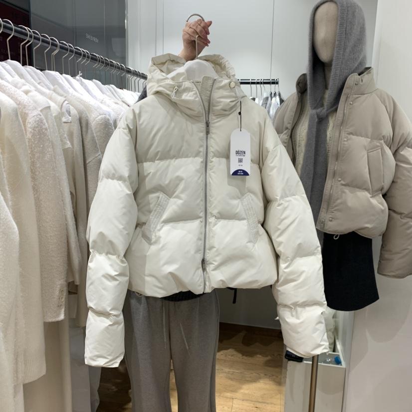 VERVEINE韓國直郵㊣女士新品真品時尚短款羽絨服鴨子羽絨填充VERVEINE短款羽絨服
