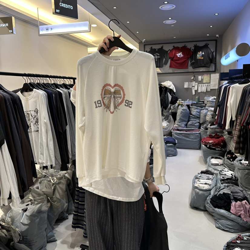 CREDITO東大門㊣代購女裝新款熱賣職業真品時尚25秋冬長袖T恤CREDITO長袖T恤