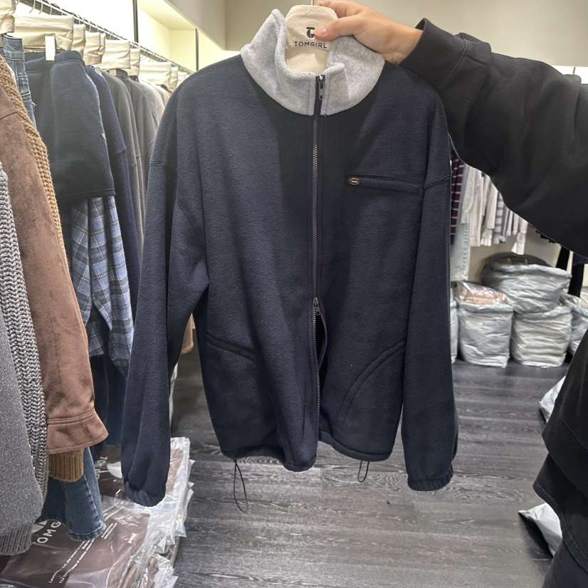 TOMGIRL東大門㊣實拍女裝新款人氣真品休閑25秋冬熱賣夾克拉鏈TOMGIRL夾克