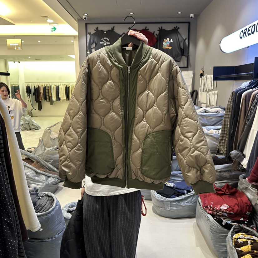 CREDITO韓國代購㊣女裝新品熱賣人氣推薦25秋冬短款棉服史努比棉CREDITO短款棉服