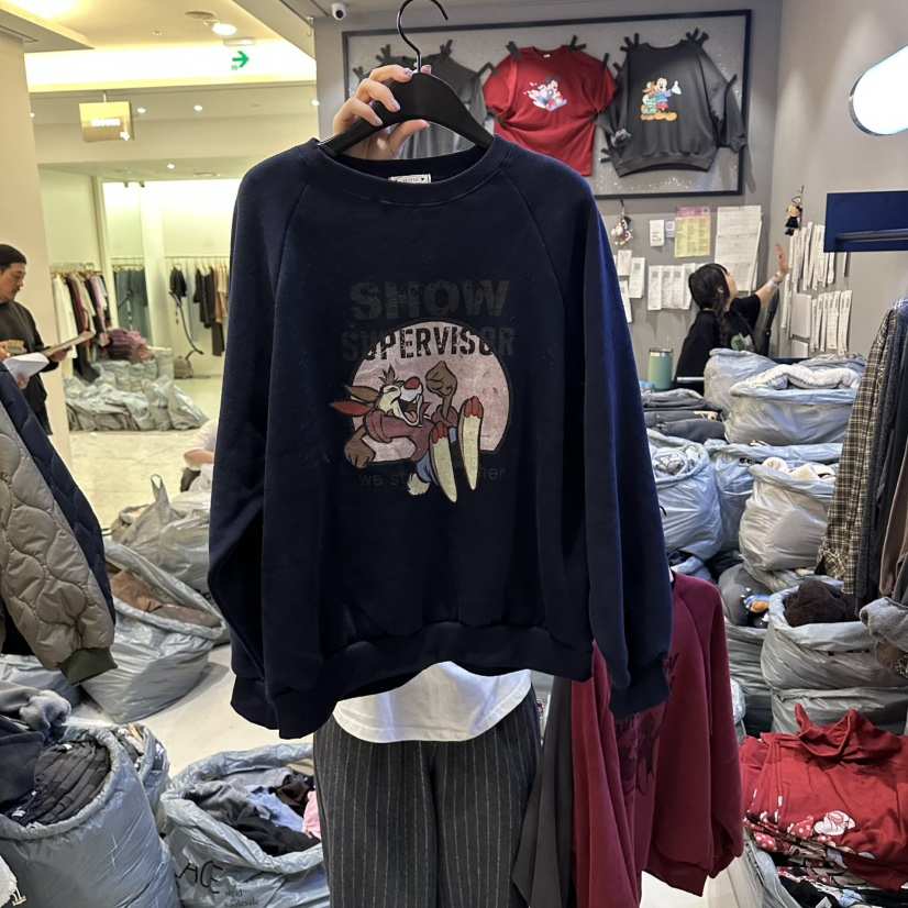 CREDITO韓國代購㊣女裝新品人氣職業時尚熱賣休閑25秋冬衛衣加絨CREDITO衛衣