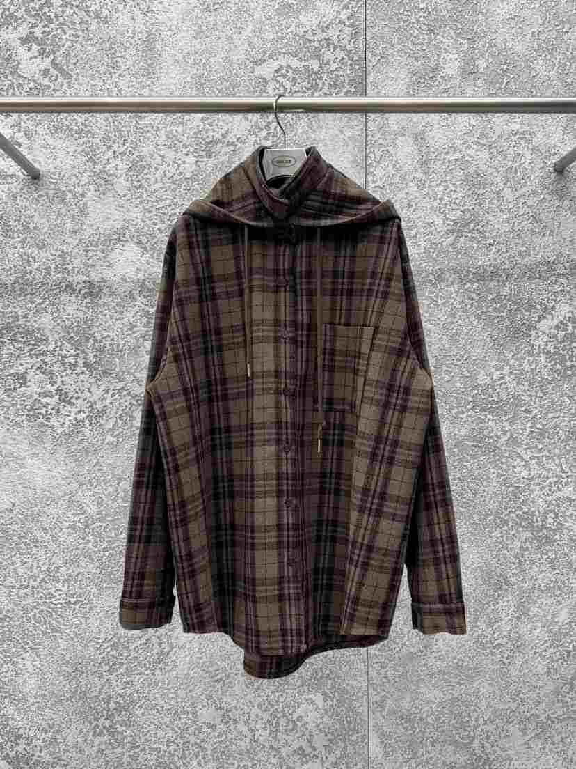 BADCALM東大門㊣直郵女士新品推薦襯衫蕾絲衫連帽衫羊毛格子BADCALM襯衫/蕾絲衫