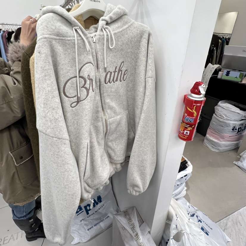 BREATHE韓國直郵㊣女士新款休閑職業熱賣推薦衛衣兩面雙面絨BREATHE衛衣