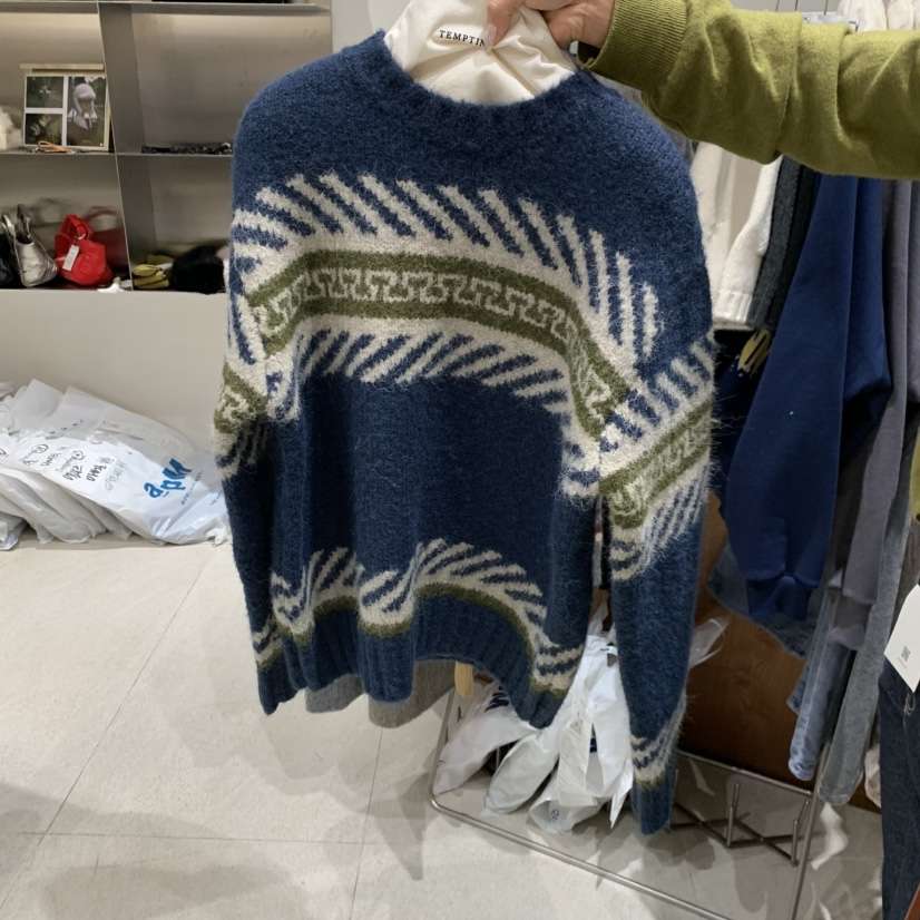 TEMPTING東大門㊣直郵女裝新品職業25秋冬熱賣人氣休閑針織衫TEMPTING針織衫