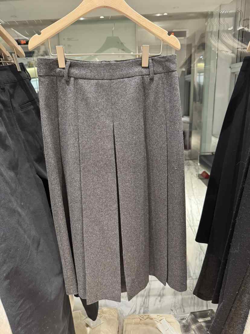 MONIQUE東大門㊣直郵女士新品25秋冬時尚半身裙中短裙羊毛褶裙MONIQUE半身裙/中短裙