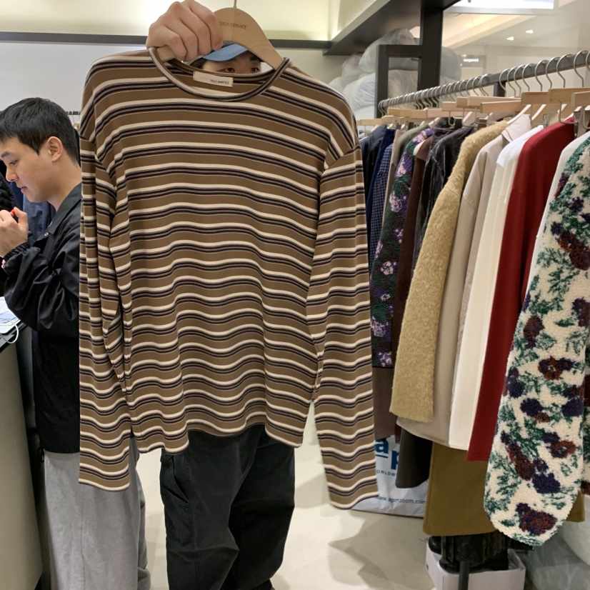 SELF SERVICE韓國直郵㊣女裝新品時尚真品熱賣休閑長袖T恤SELF SERVICE長袖T恤