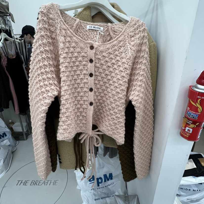 BREATHE東大門㊣實拍女士新品25秋冬時尚人氣休閑針織衫羊毛BREATHE針織衫