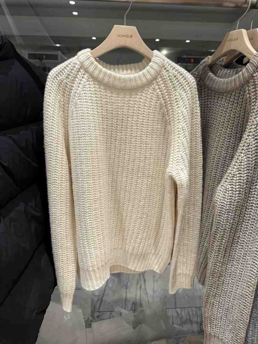 MONIQUE東大門㊣實拍女士新品休閑真品熱賣時尚職業針織衫插肩MONIQUE針織衫