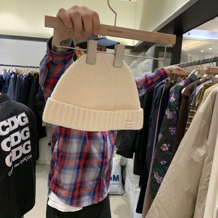 SELF SERVICE東大門㊣代購女士新品人氣休閑25秋冬真品帽子SELF SERVICE帽子