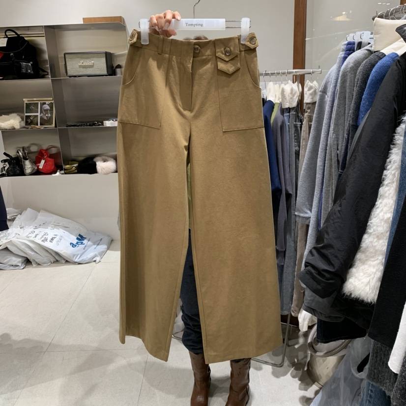 TEMPTING東大門㊣實拍女裝新品休閑熱賣時尚25秋冬職業休閑褲TEMPTING休閑褲