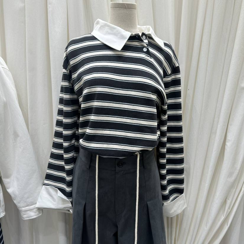 AFTERNOON韓國直郵㊣女士新款時尚人氣休閑25秋冬推薦長袖T恤AFTERNOON長袖T恤