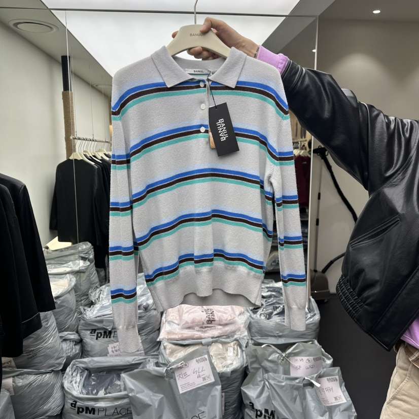 BANUL韓國直郵㊣女裝新品職業真品時尚25秋冬推薦熱賣針織衫BANUL針織衫