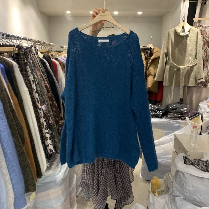 LOGROAD東大門㊣直郵女裝新款人氣真品休閑25秋冬時尚針織衫LOG ROAD針織衫