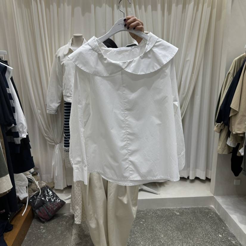 AFTERNOON東大門㊣實拍女裝新款真品職業25秋冬熱賣襯衫蕾絲衫AFTERNOON襯衫/蕾絲衫