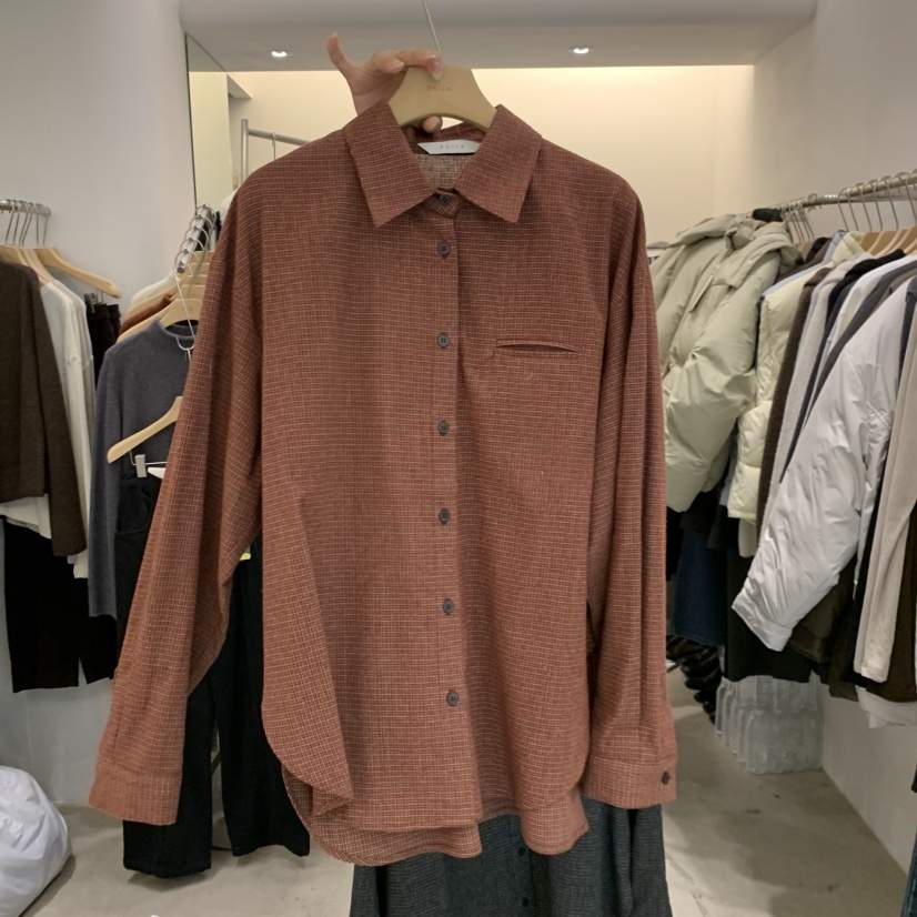 PHILO東大門㊣實拍女裝新款真品職業時尚人氣休閑襯衫蕾絲衫PHILO襯衫/蕾絲衫