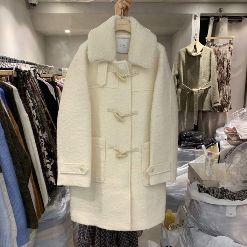 LOGROAD韓國代購㊣女士新品時尚人氣職業25秋冬推薦中長款大衣LOG ROAD中長款大衣