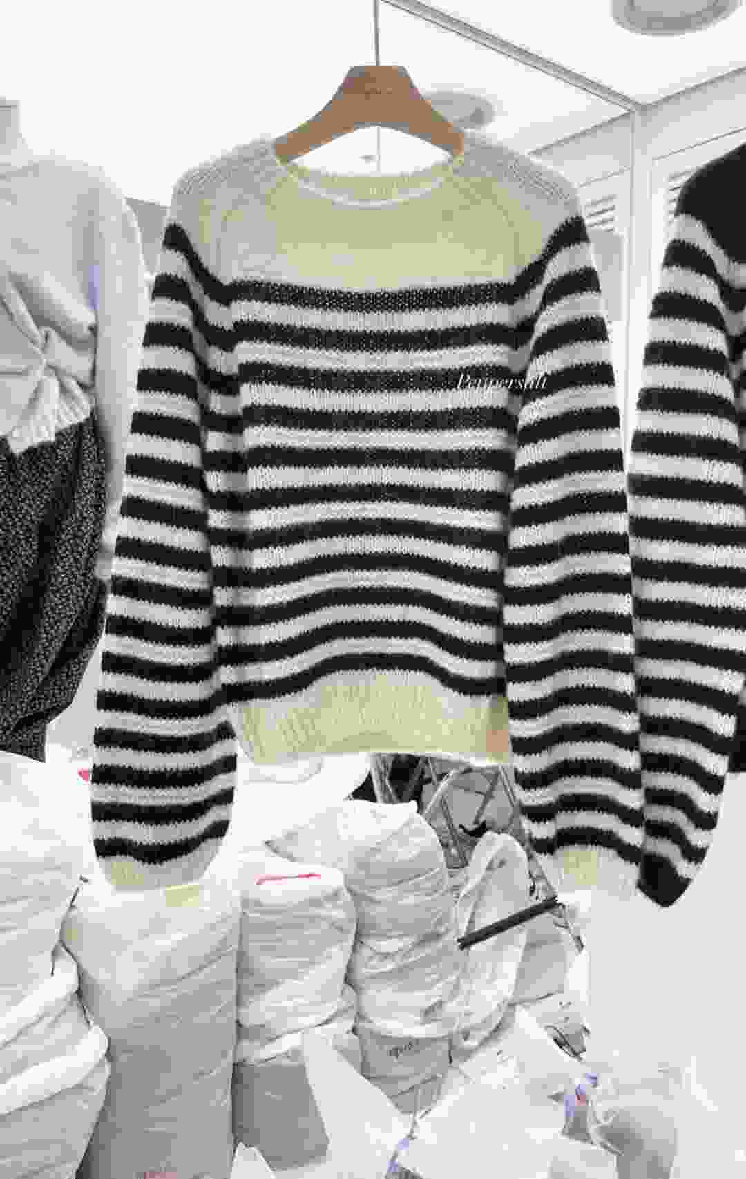 PEPPER 페페韓國直郵㊣女士新品人氣真品毛衣單排扣馬海毛PEPPER-SEOUL毛衣