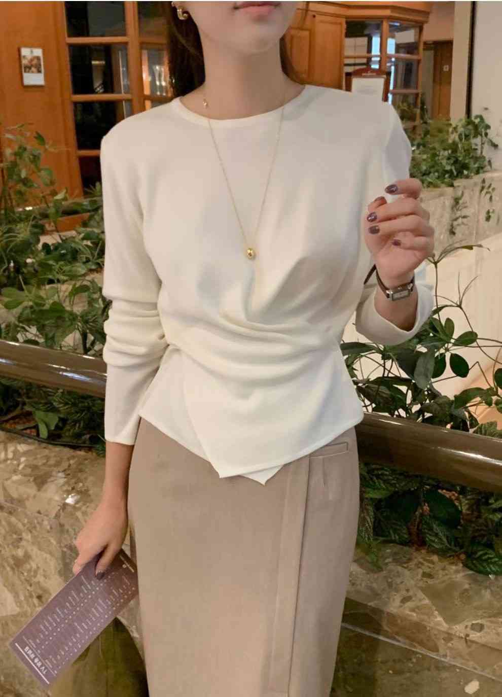 ANGE東大門㊣直郵女士新款職業真品人氣熱賣推薦休閑針織衫ANGE針織衫