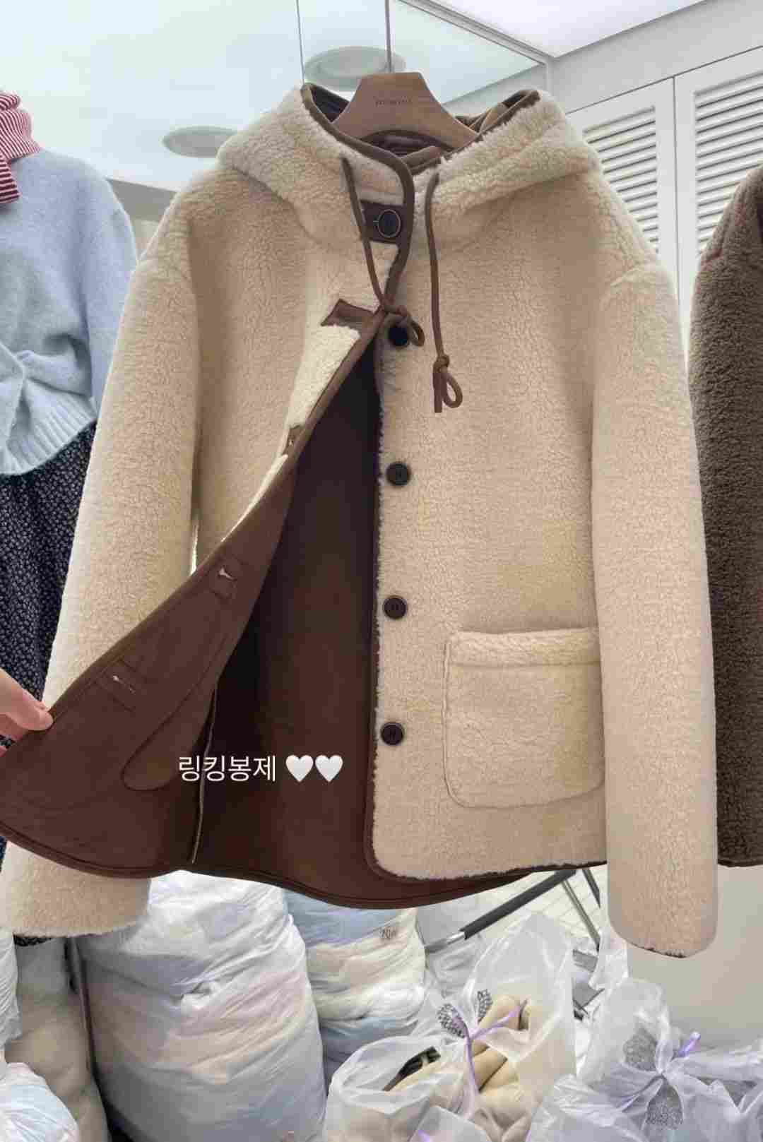 PEPPER 페페韓國代購㊣女裝新品休閑25秋冬職業人氣短款大衣PEPPER-SEOUL短款大衣