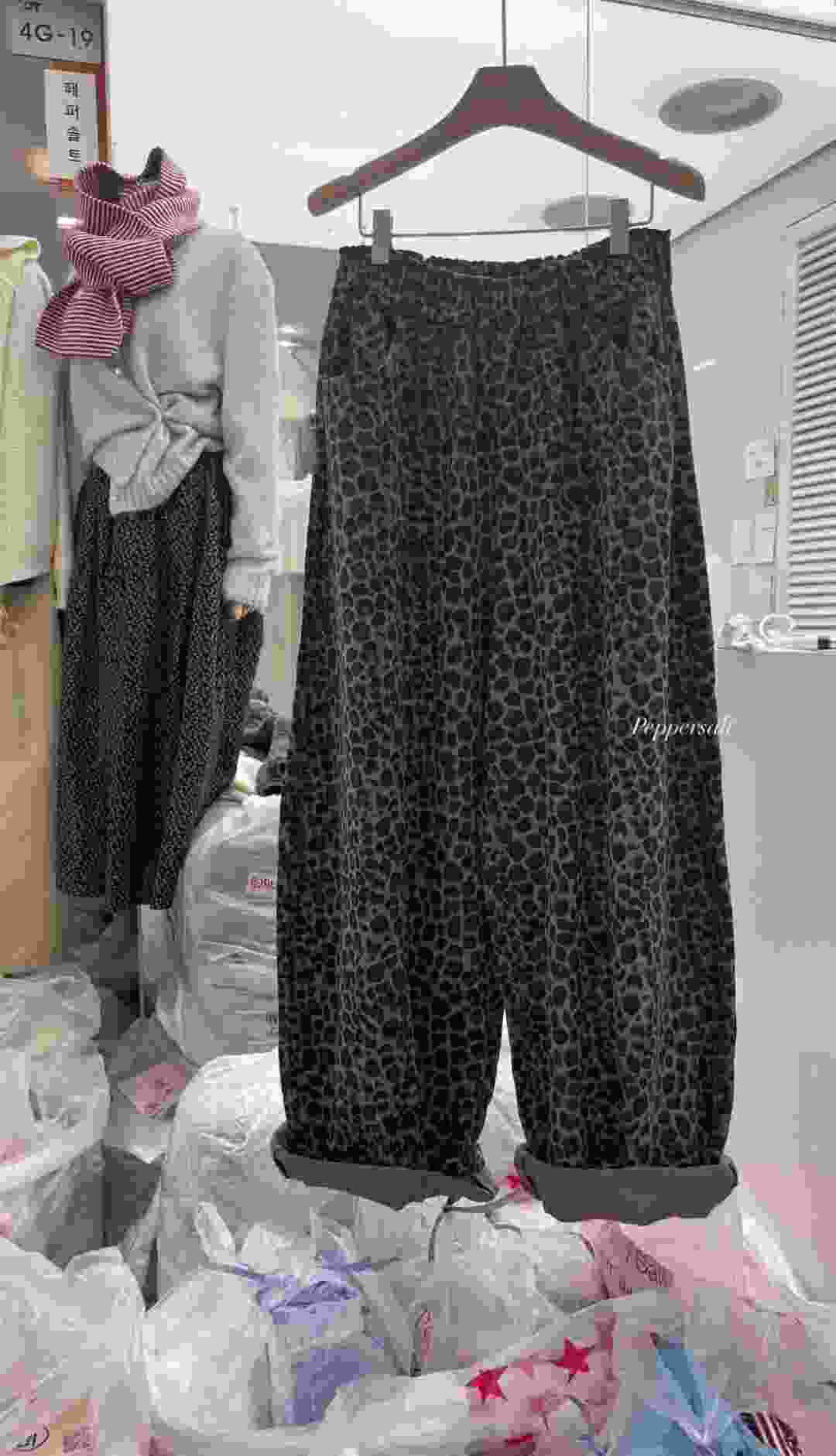 PEPPER 페페東大門㊣代購女裝新品休閑25秋冬熱賣職業休閑褲PEPPER-SEOUL休閑褲
