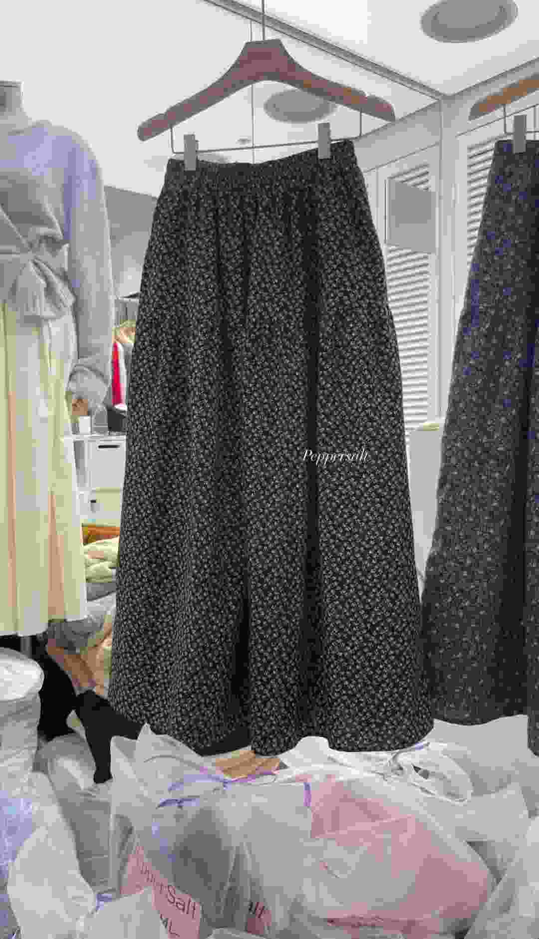 PEPPER 페페東大門㊣代購女士新品熱賣職業真品25秋冬長裙PEPPER-SEOUL長裙