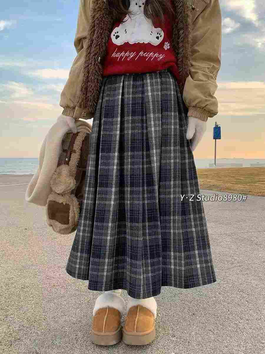 ANGE東大門㊣代購女士新品25秋冬熱賣人氣推薦時尚真品長裙ANGE長裙