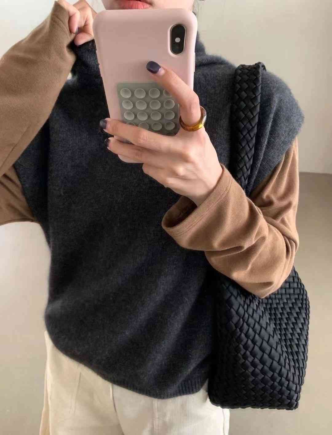 ANGE東大門㊣實拍女士新品人氣時尚熱賣真品25秋冬推薦針織衫ANGE針織衫