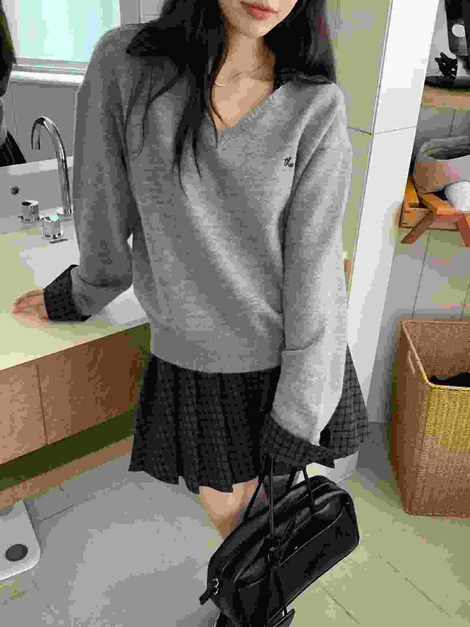 ANGE韓國直郵㊣女裝新款人氣熱賣休閑時尚真品25秋冬針織衫ANGE針織衫