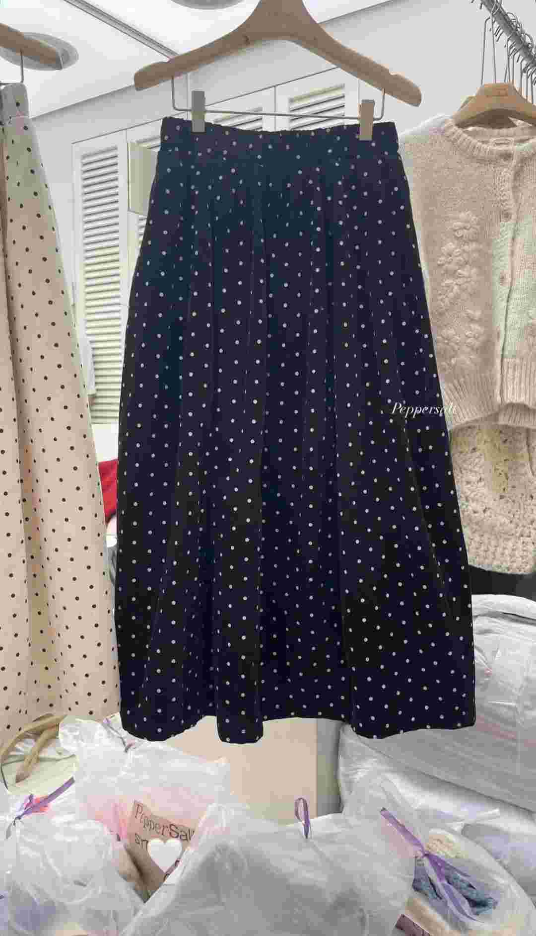 PEPPER 페페東大門㊣直郵女士新品職業真品推薦休閑25秋冬長裙PEPPER-SEOUL長裙