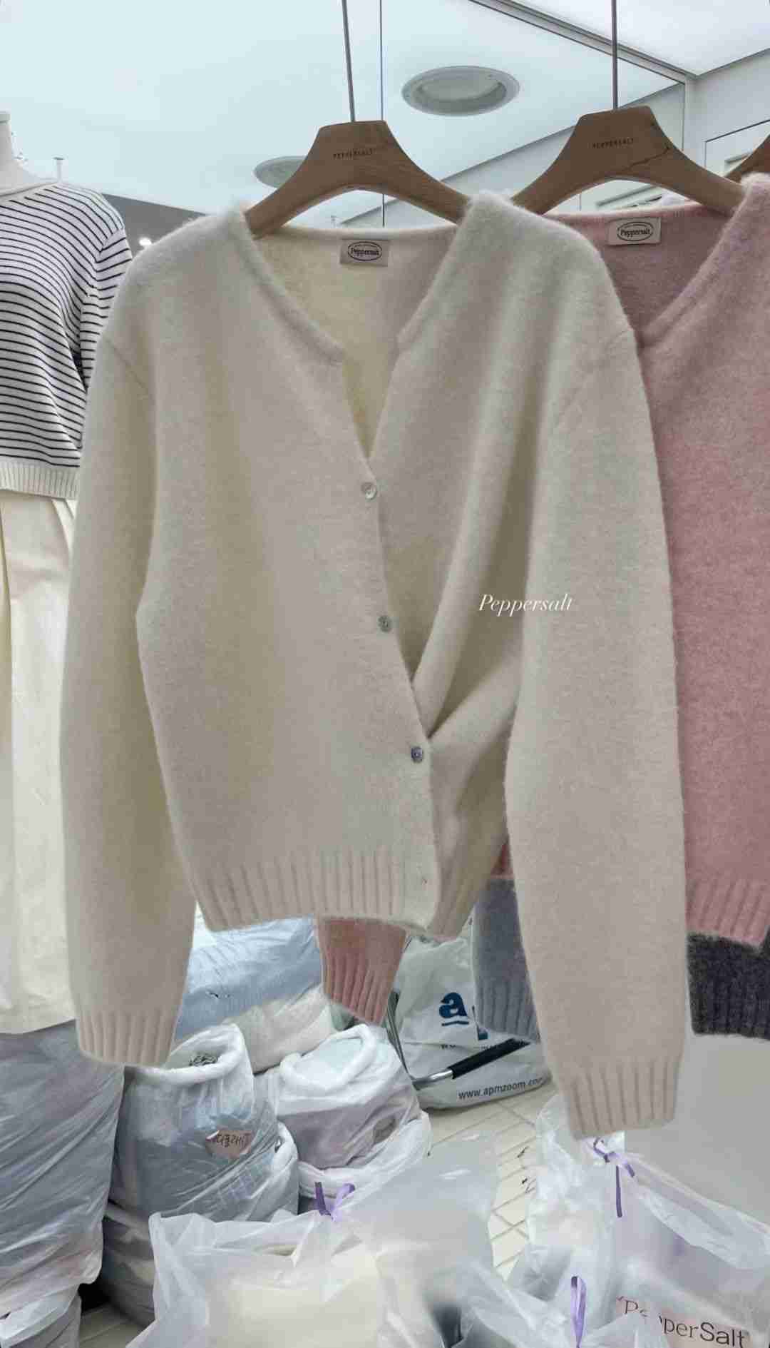 PEPPER 페페東大門㊣實拍女士新款25秋冬時尚職業推薦針織衫PEPPER-SEOUL針織衫