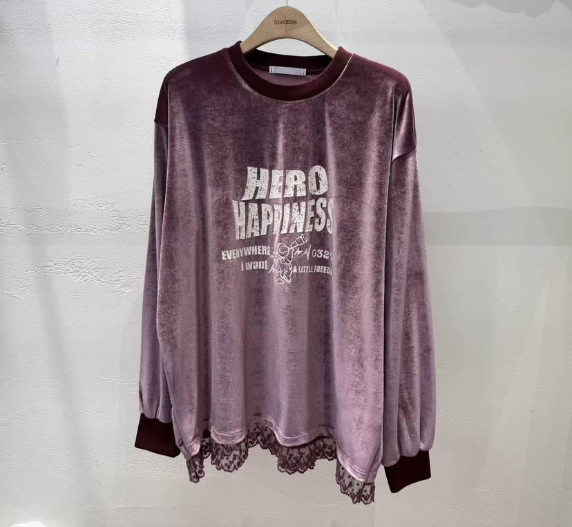 LOVABLE東大門㊣代購女士新品熱賣25秋冬時尚職業休閑長袖T恤LOVABLE長袖T恤