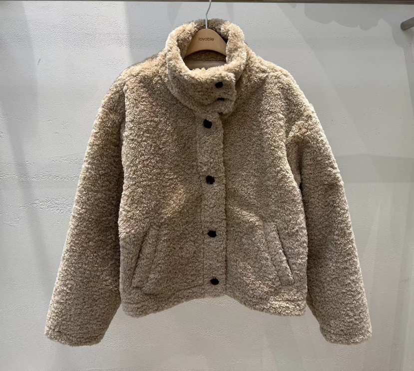 LOVABLE韓國直郵㊣女士新款推薦時尚真品職業熱賣25秋冬短款大衣LOVABLE短款大衣