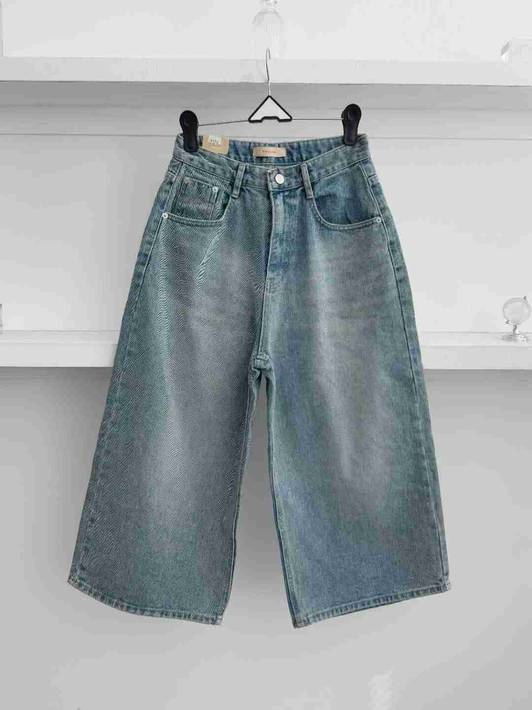 Theraw韓國代購㊣女裝新款職業熱賣休閑推薦時尚真品牛仔褲Theraw牛仔褲