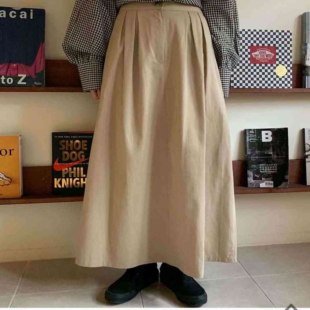 ALL IN-올인-T東大門㊣實拍女裝新款人氣25秋冬休閑長裙ALL IN長裙