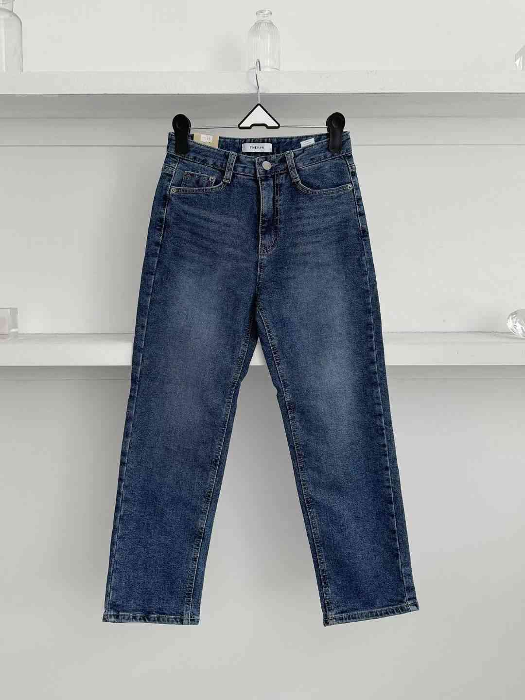 Theraw東大門㊣代購女裝新品休閑25秋冬熱賣人氣真品牛仔褲Theraw牛仔褲