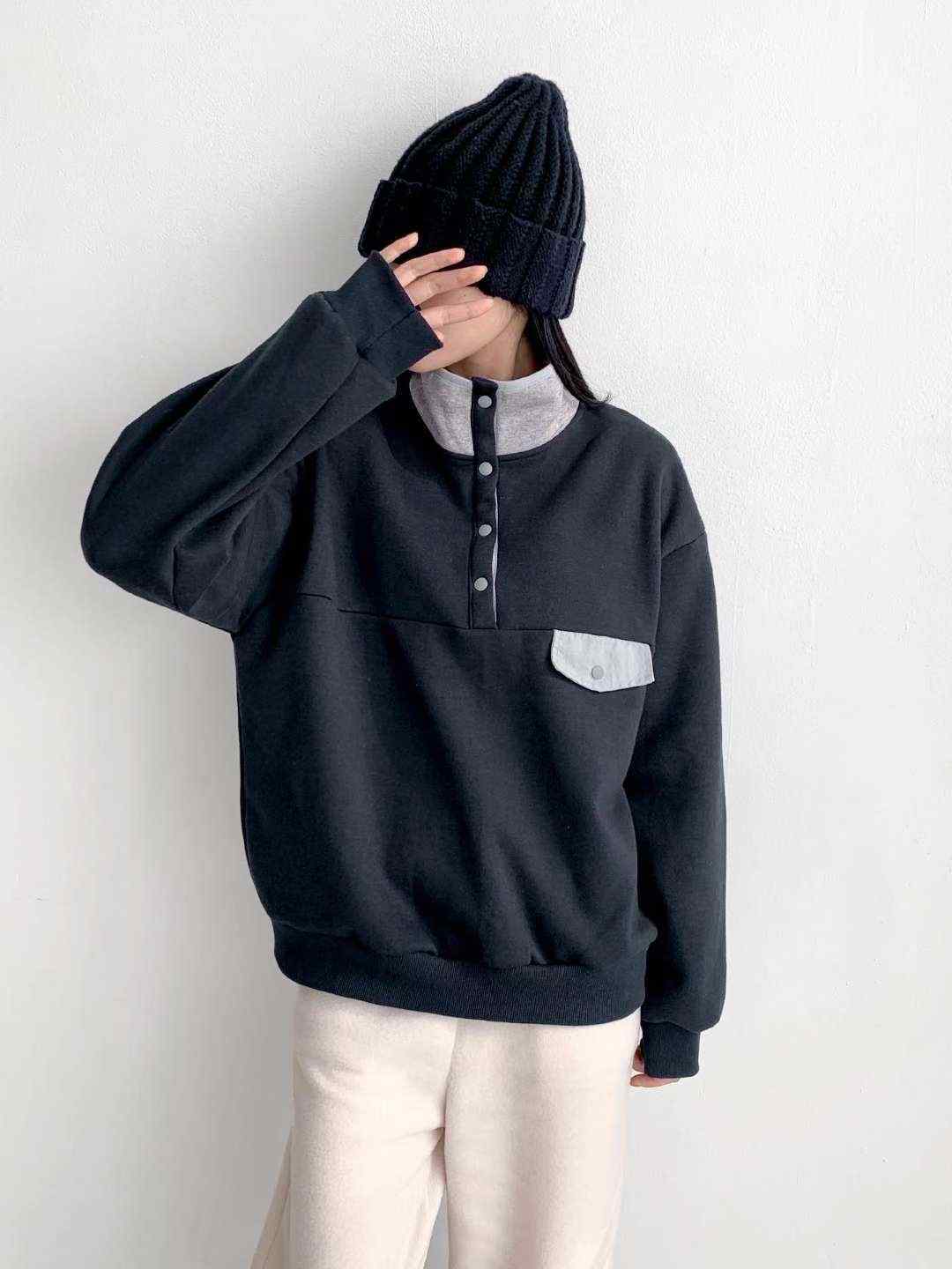 ALL IN-올인-T東大門㊣代購女裝新款真品熱賣時尚25秋冬衛衣ALL IN衛衣