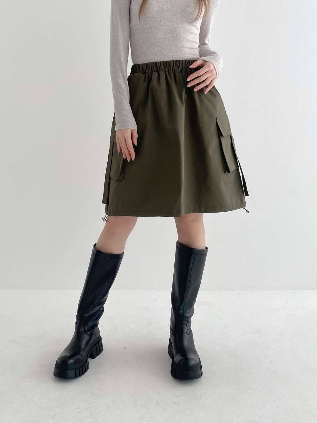 ALL IN-올인-T東大門㊣直郵女裝新品時尚真品半身裙中短裙ALL IN半身裙/中短裙