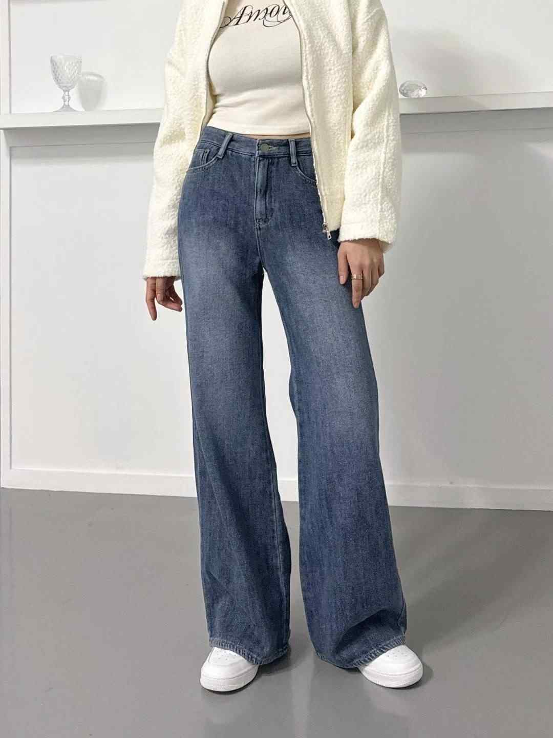 Theraw東大門㊣直郵女裝新款時尚熱賣真品推薦人氣職業牛仔褲Theraw牛仔褲