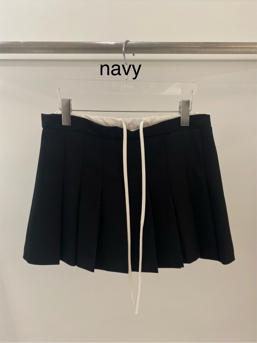 YES韓國代購㊣女士新款時尚25秋冬熱賣休閑推薦裙褲百褶褶裙YES裙褲