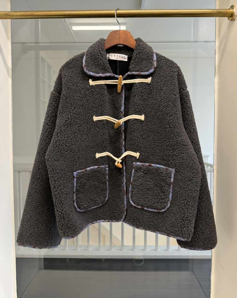 HEYJUDE東大門㊣代購女士新品25秋冬真品推薦時尚職業短款大衣HEYJUDE短款大衣