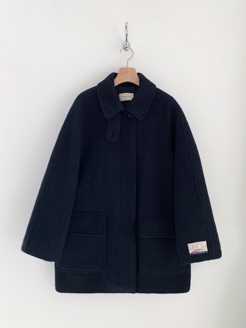 COURGETTE東大門㊣實拍女裝新品時尚真品推薦中長款大衣羊毛COURGETTE中長款大衣