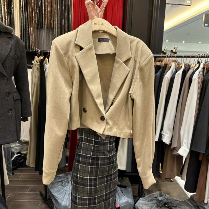 HERISH-HAUTE東大門㊣直郵女裝新款時尚真品熱賣休閑職業夾克HERISH-HAUTE夾克