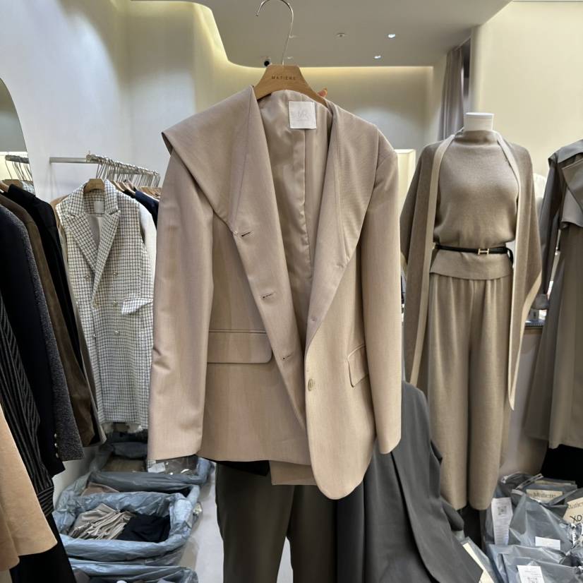 MATIERE東大門㊣實拍女裝新品真品職業25秋冬推薦熱賣休閑夾克MATIERE夾克