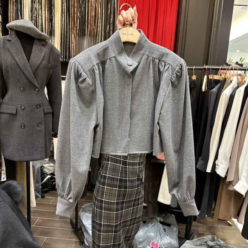 HERISH-HAUTE東大門㊣實拍女裝新款人氣時尚熱賣襯衫蕾絲衫HERISH-HAUTE襯衫/蕾絲衫