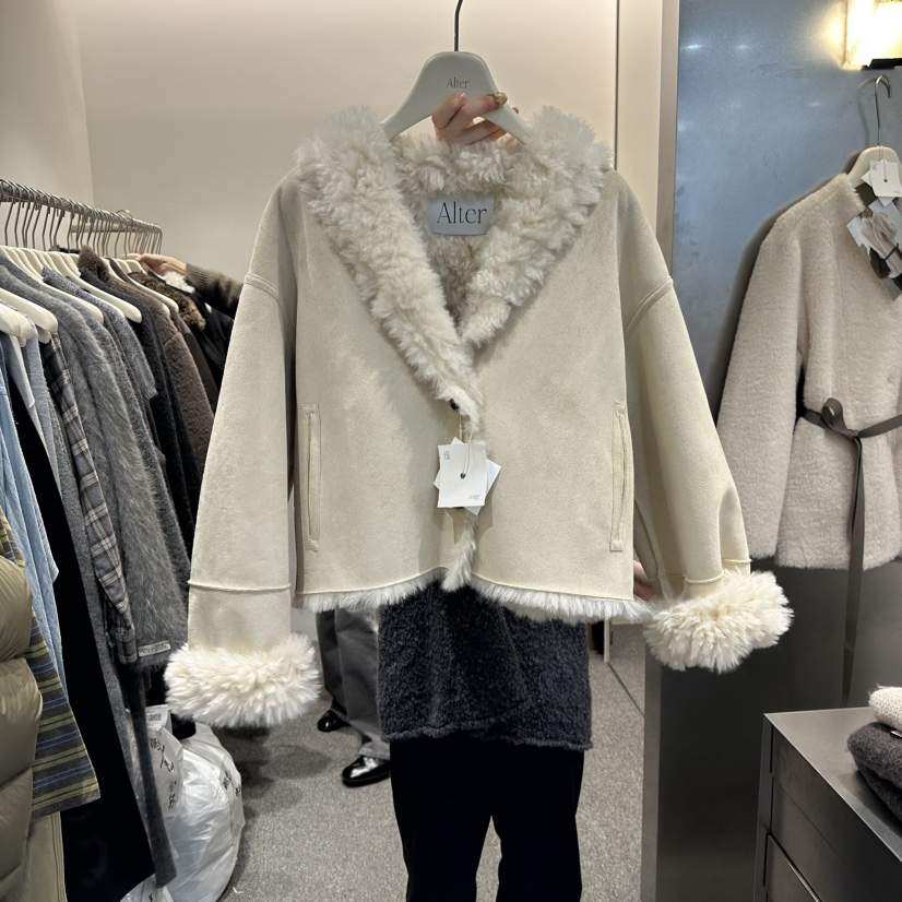 ALTER東大門㊣實拍女士新款真品人氣25秋冬休閑熱賣短款大衣Alter短款大衣