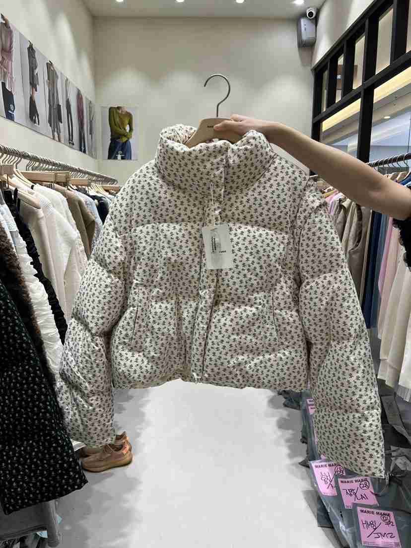 MARIE MARIE韓國代購㊣女裝新款25秋冬短款羽絨服可拆卸鴨絨MARIE MARIE短款羽絨服