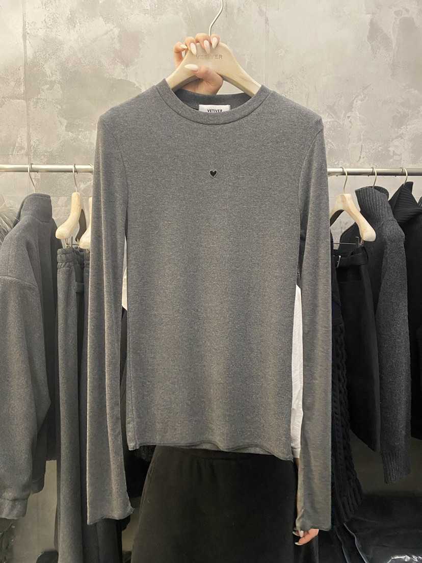 THE VETIVER-A韓國代購㊣女裝新款人氣職業時尚真品長袖T恤VETIVER長袖T恤