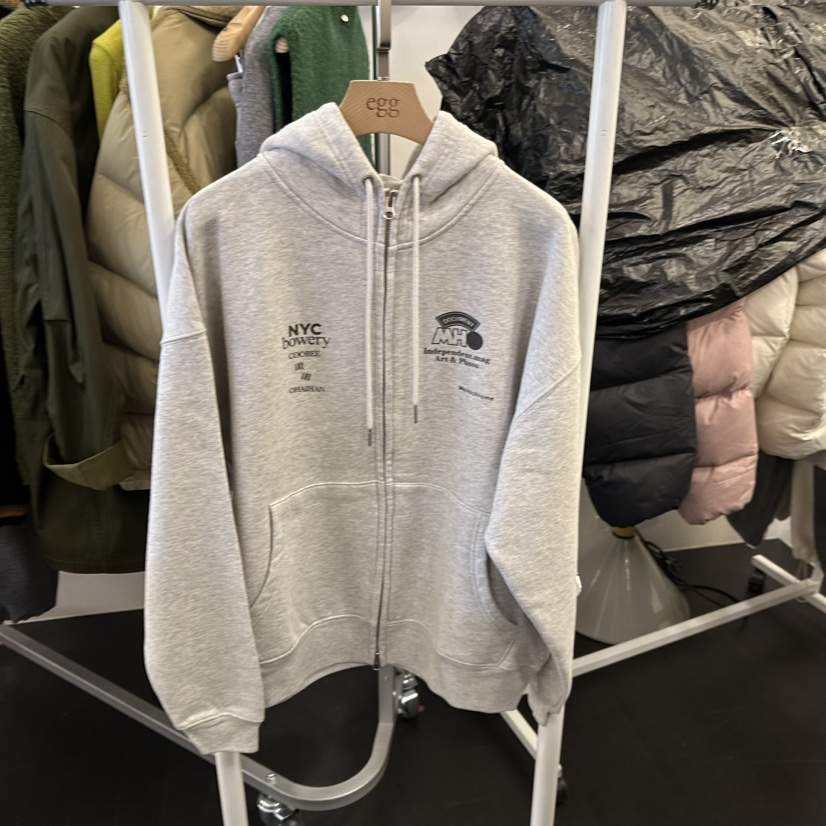 EGG東大門㊣實拍女士新品時尚職業推薦真品休閑夾克連帽衫加絨EGG-訂貨周期長夾克