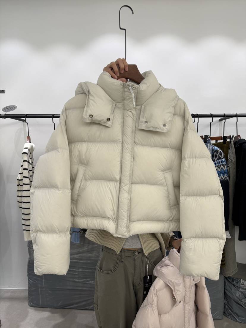 WATERMELON東大門㊣實拍女士新款人氣25秋冬時尚短款羽絨服WATER MELON短款羽絨服