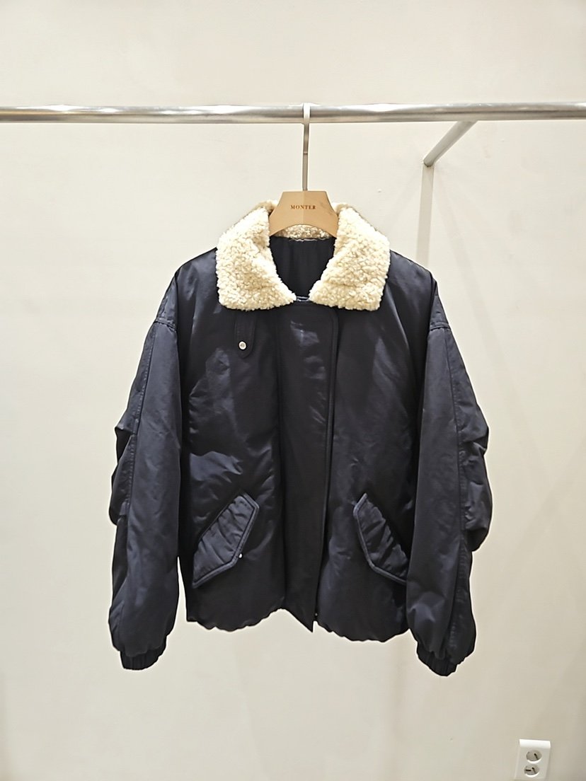 MONTER韓國直郵㊣女士新款人氣推薦熱賣25秋冬夾克羊毛填充MONTER夾克